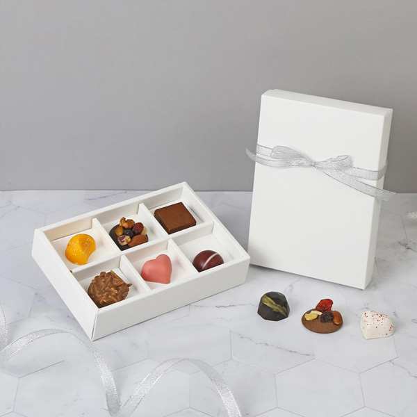 6-Compartment Chocolate Box