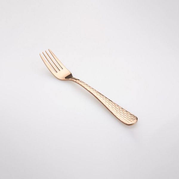 016-11RG ส้อมชา - สีโรสโกลด์