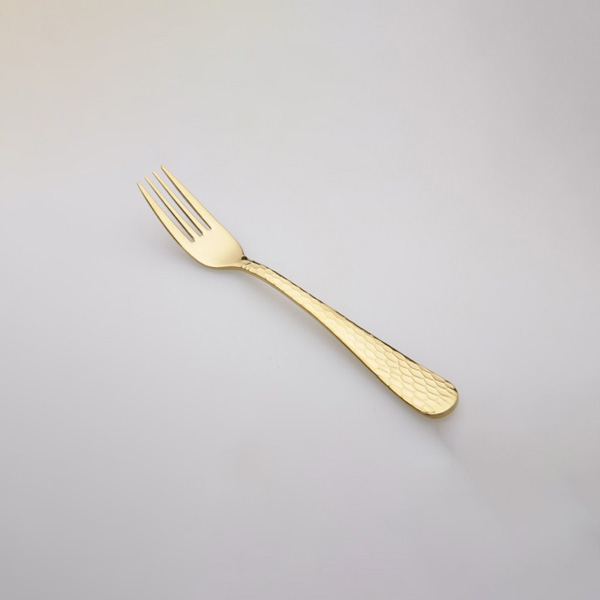 016-11YG ส้อมชา - สีทอง