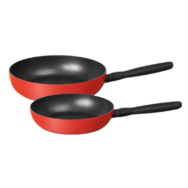 Meyer Bauhaus Induction ชุดกระทะทอดทรงตื้น 2 ชิ้น 20, 24 ซม.