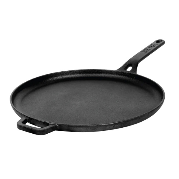 Meyer Cast Iron Flat Tawa กระทะเครปเหล็กหล่อ 28 ซม.