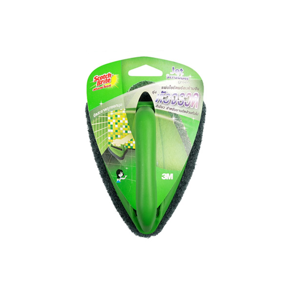 3M Scotch Brite แปรงใยขัดหัวจรวดพร้อมด้ามจับ