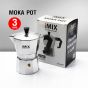 iMIX หม้อต้มกาแฟสด มอคค่าพอท 3 คัพ