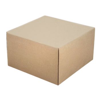 กล่องกระดาษวอลนัทไม่เจาะ NO.4 15x15x9 ซม.