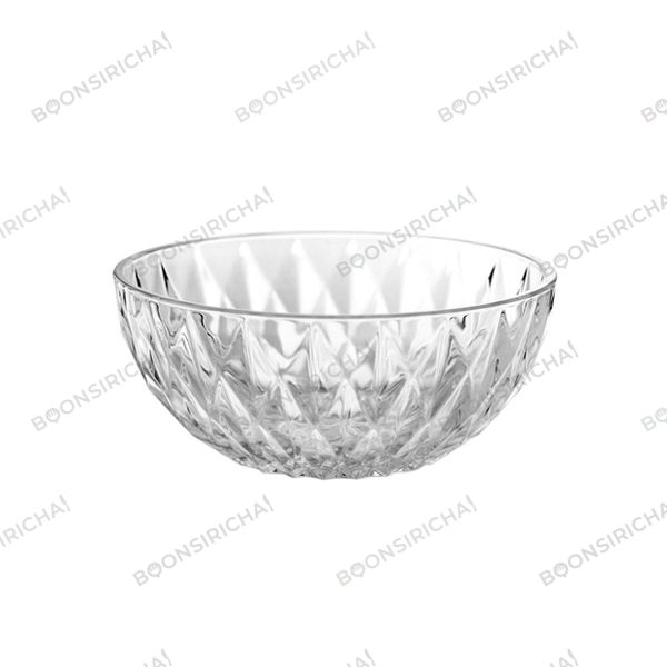 P00124 ชามแก้ว - Diamond Bowl 8"