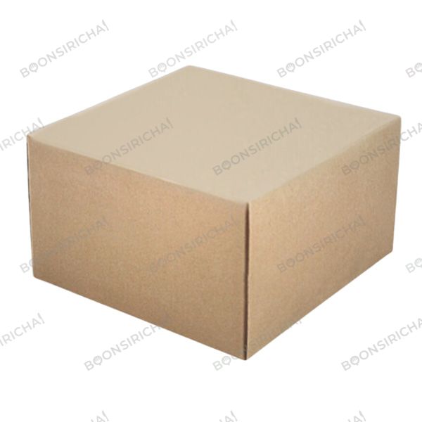 กล่องกระดาษวอลนัทไม่เจาะ NO.4 15x15x9 ซม.